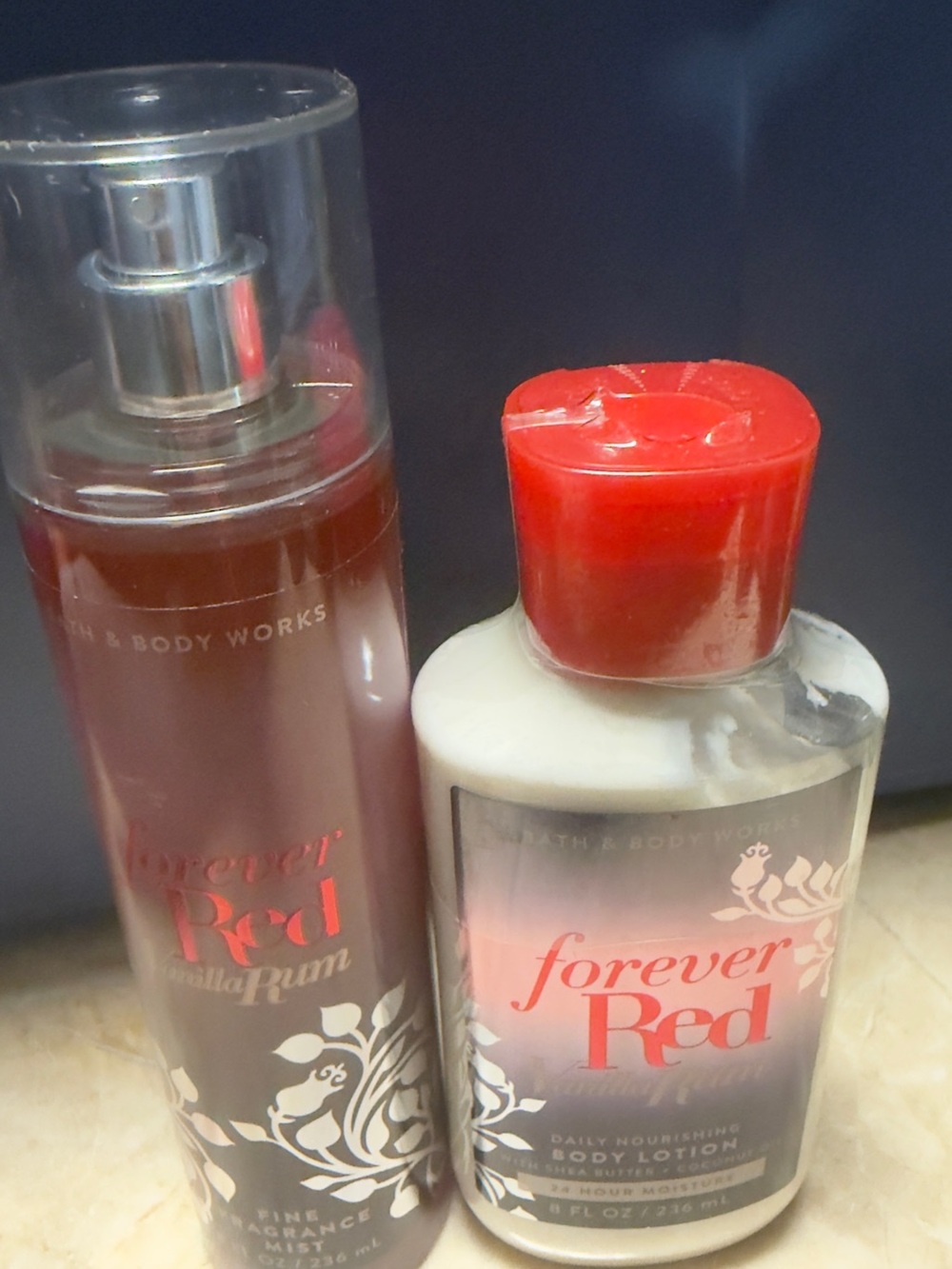 Bath & Body Works Forever Red Body Wash & Lotion Set - Red